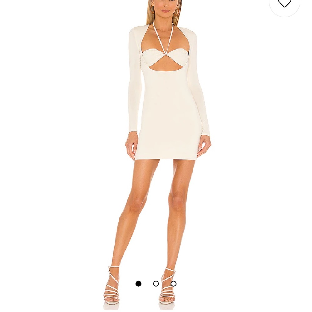 Camila Coelho Ceilo Mini Dress in Creme